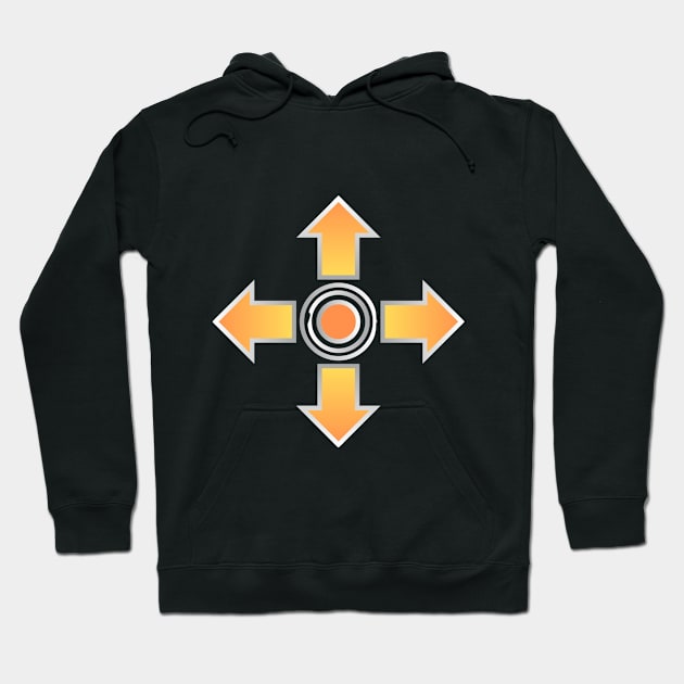 Four arrows Hoodie by kamonnakrob